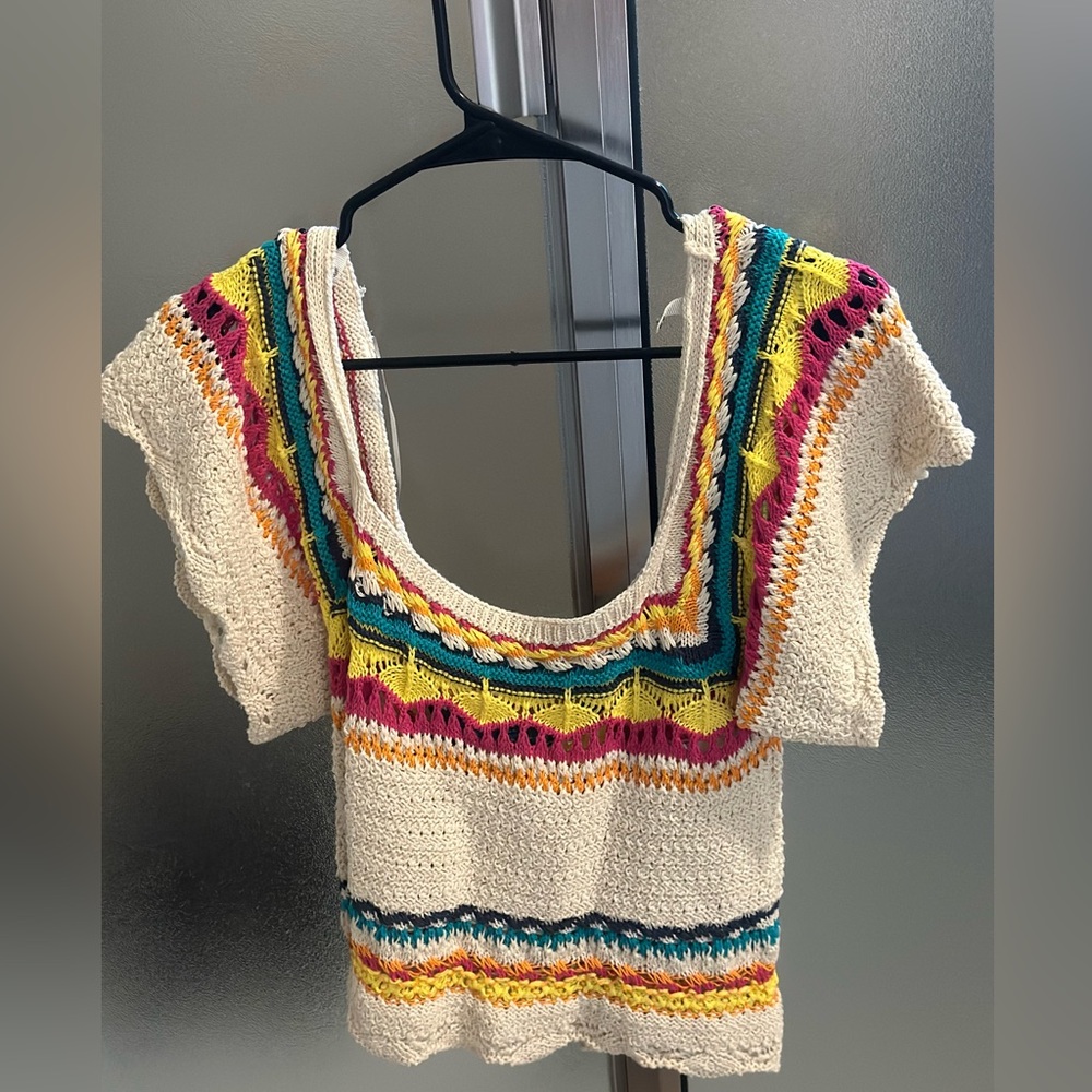 Zara crochet top
